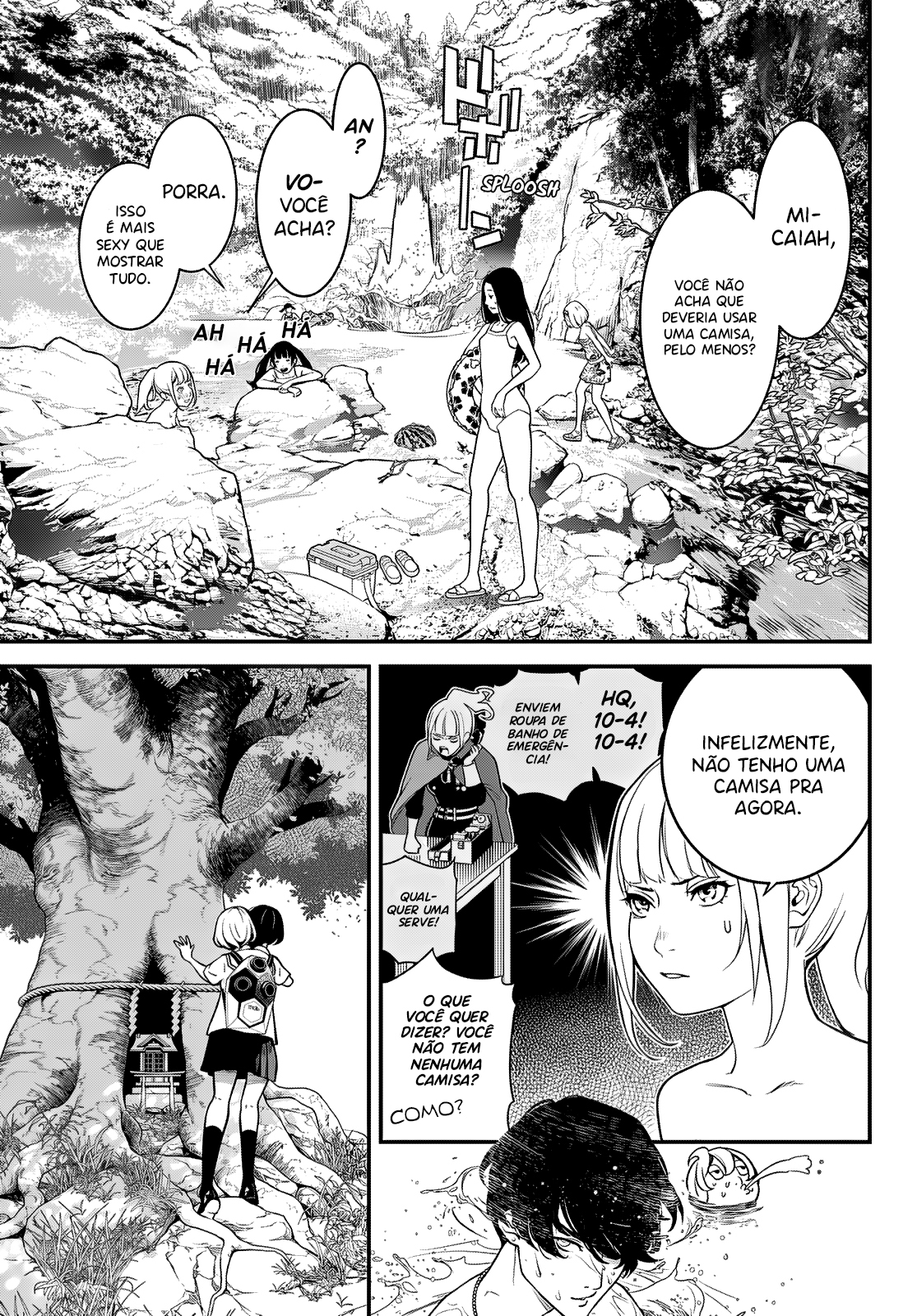 Kaijin Fugeki Os começos sempre ardem como um fogo descontrolado. Mesmo que, no fim, tudo o que reste sejam cinzas. 第21页