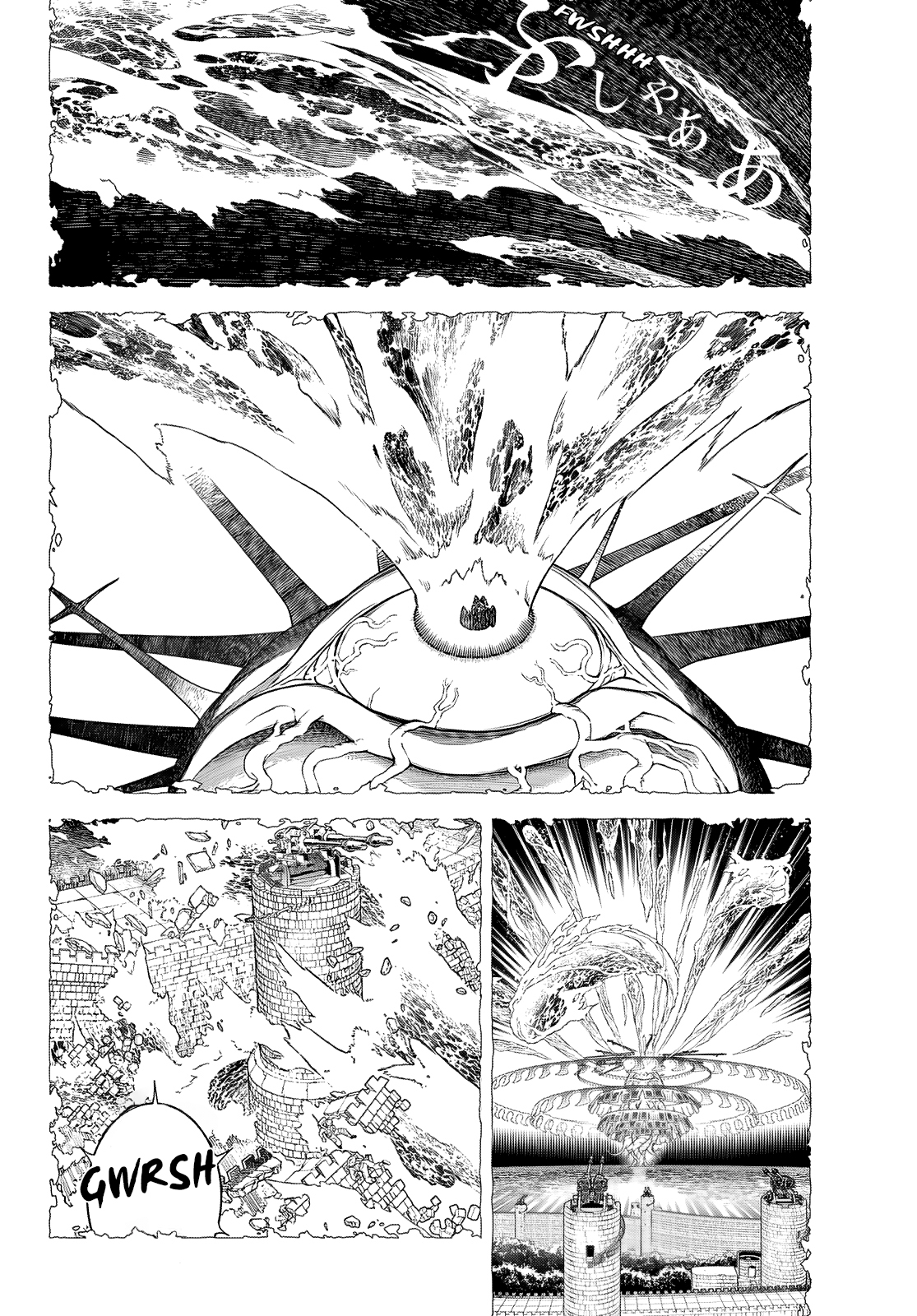 Kaijin Fugeki Os começos sempre ardem como um fogo descontrolado. Mesmo que, no fim, tudo o que reste sejam cinzas. 第44页