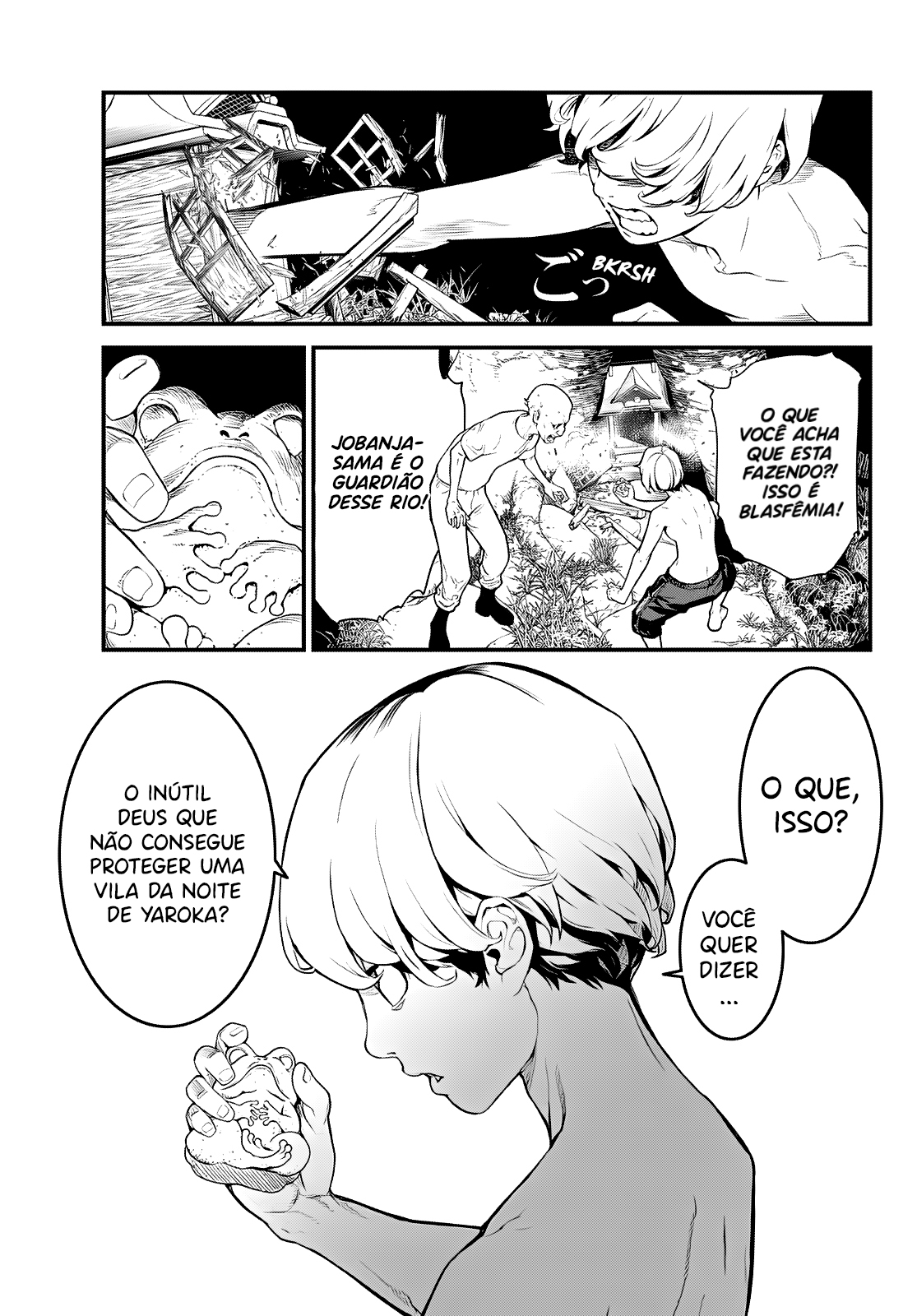 Kaijin Fugeki Os começos sempre ardem como um fogo descontrolado. Mesmo que, no fim, tudo o que reste sejam cinzas. 第56页