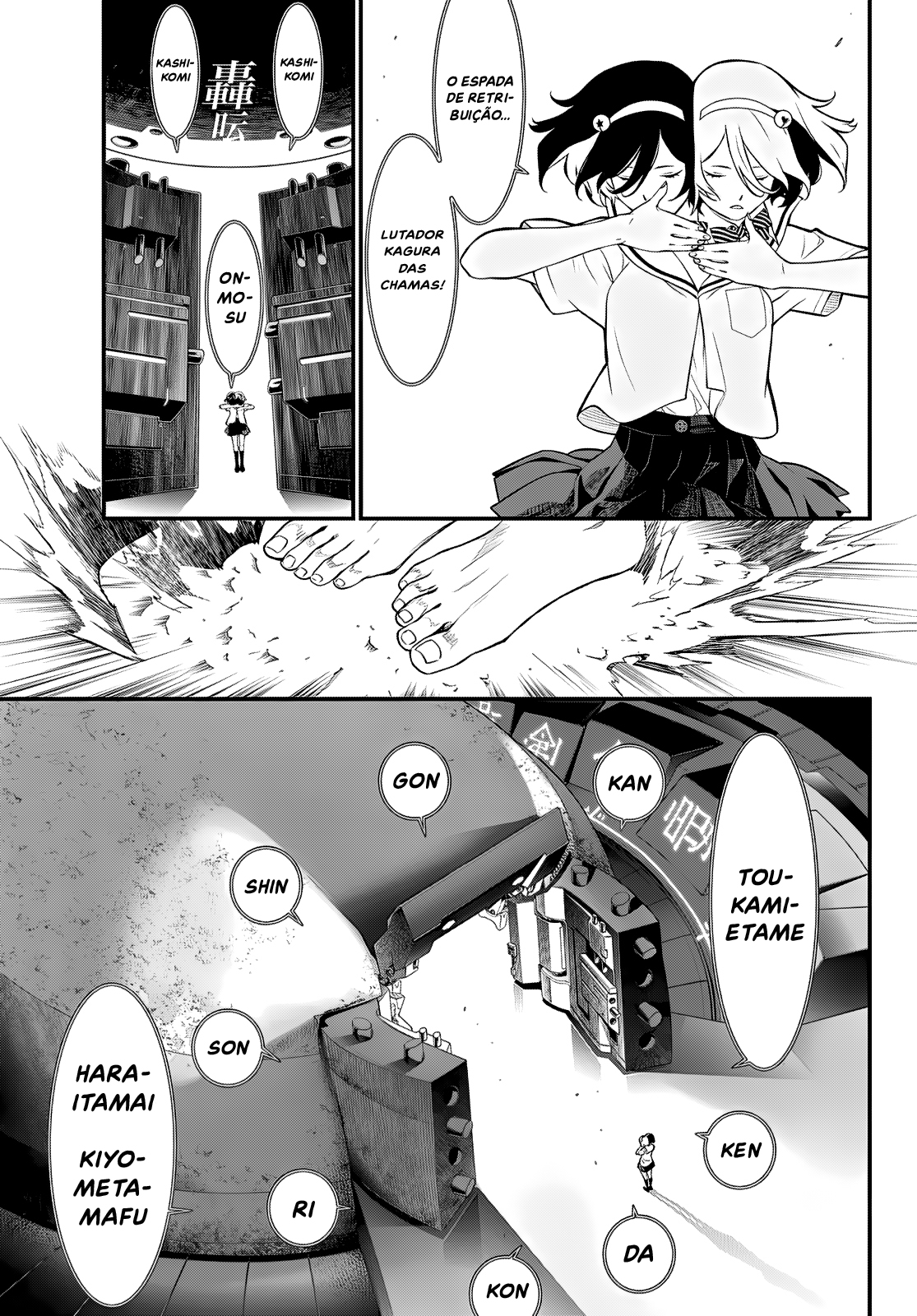 Kaijin Fugeki Os começos sempre ardem como um fogo descontrolado. Mesmo que, no fim, tudo o que reste sejam cinzas. 第68页