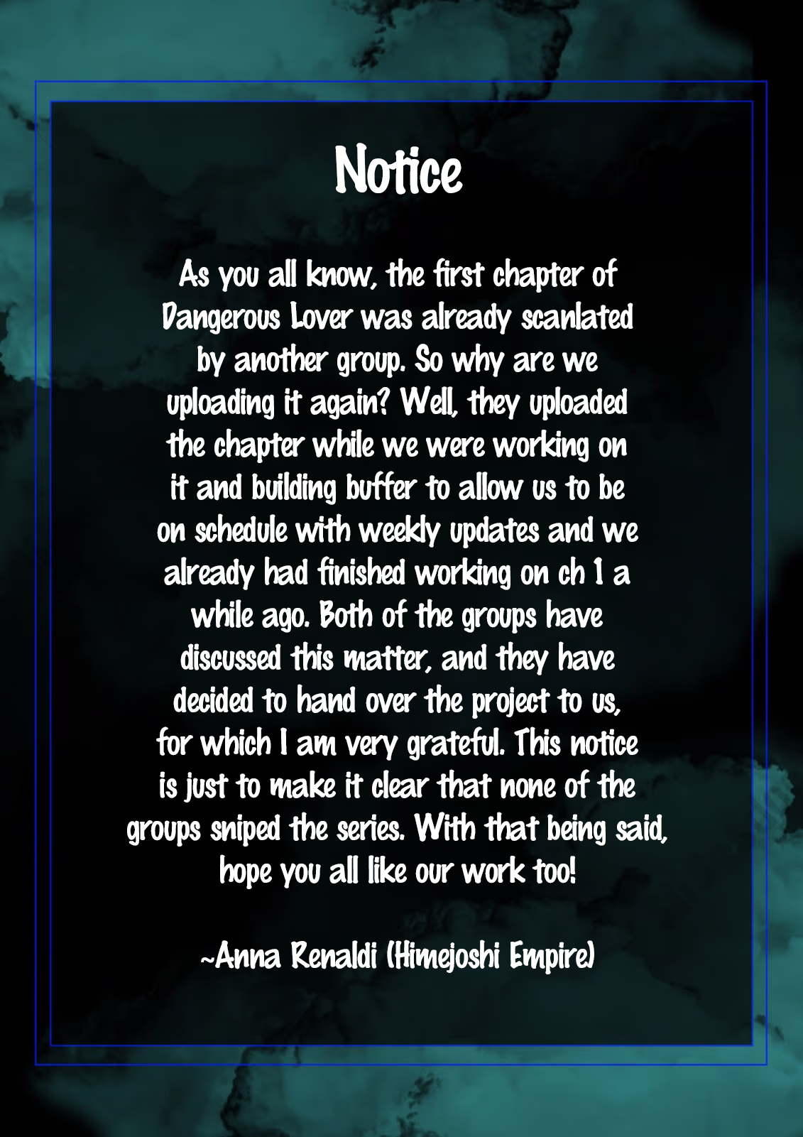 Dangerous Lover 第1页