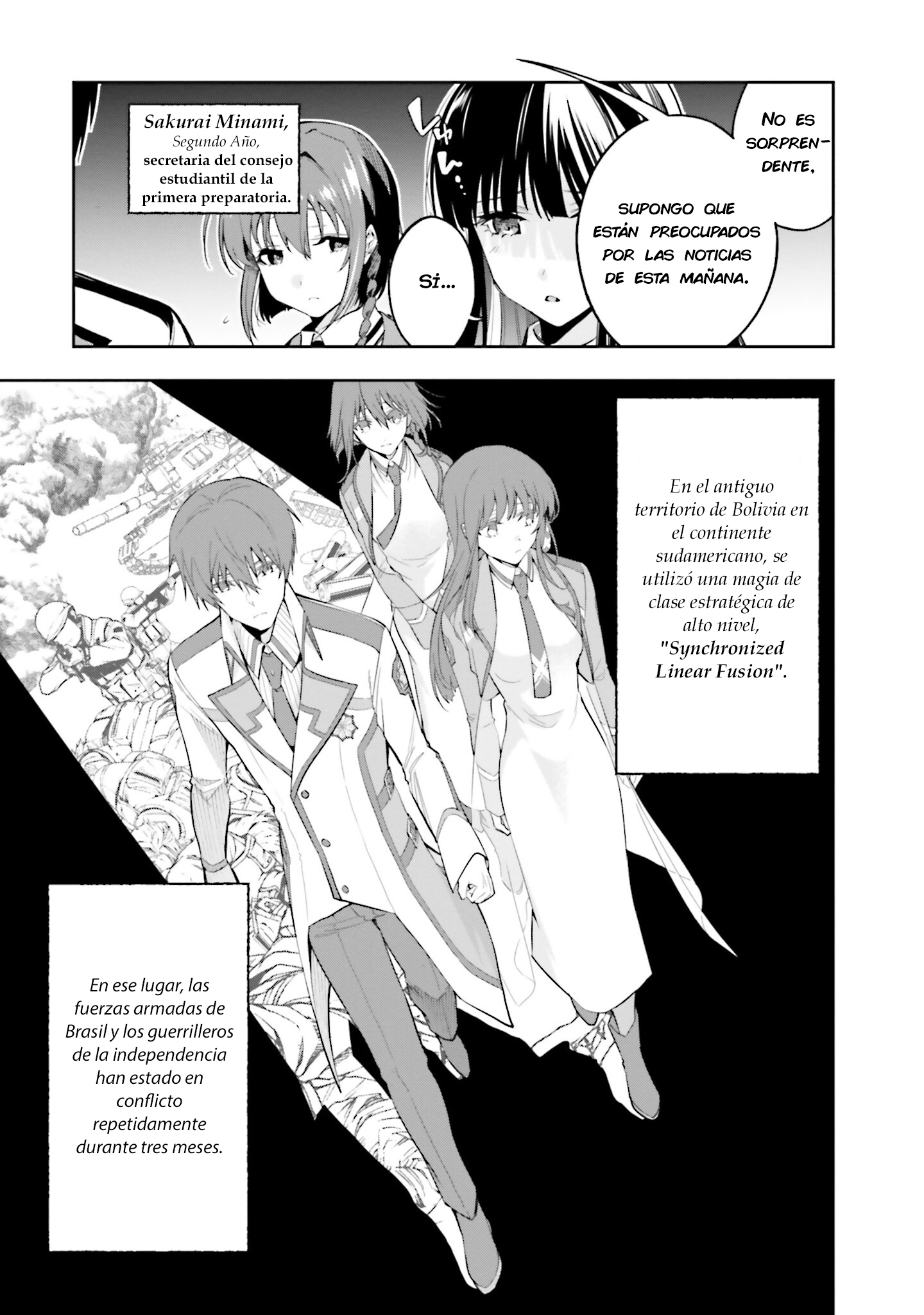 Mahouka Koukou no Rettousei - Douran no Joshou-hen Representante de los nuevos estudiantes 第8页