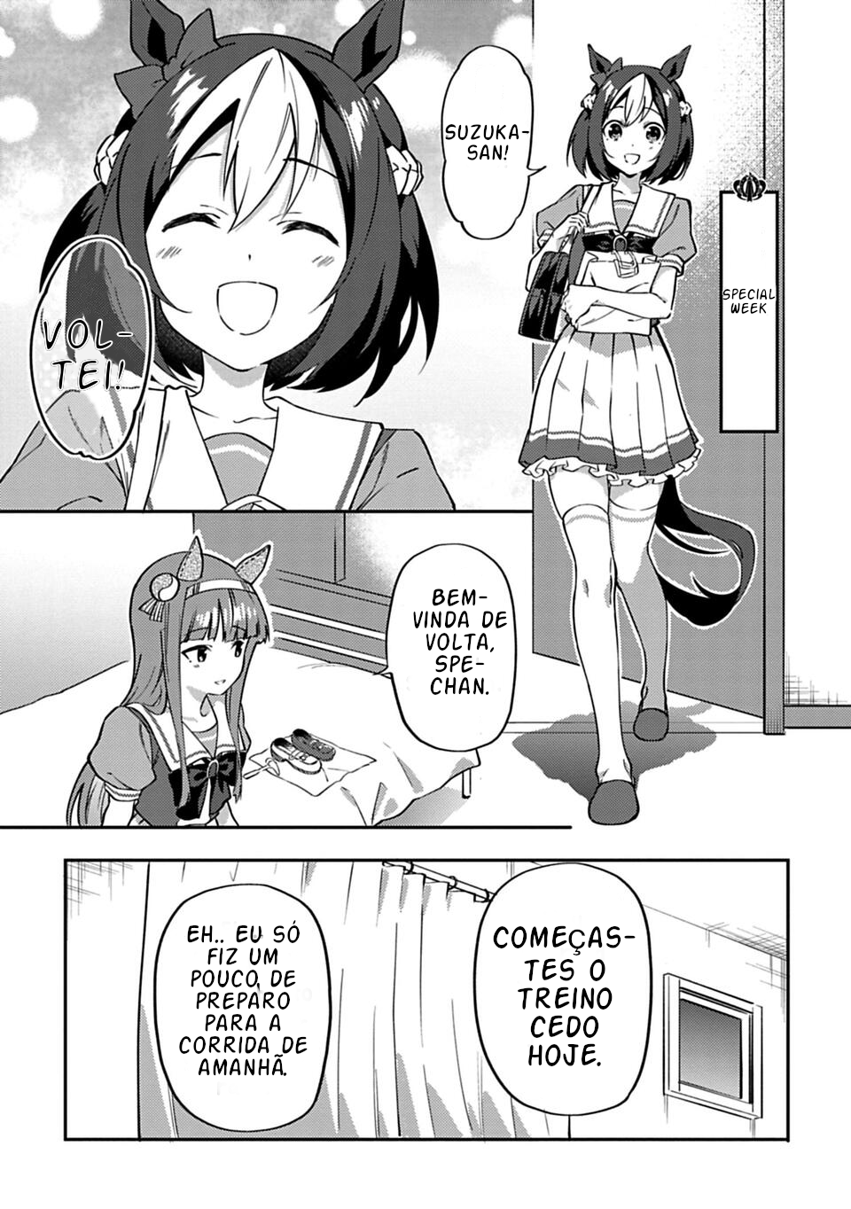 Uma Musume - Pretty Derby - Uma Musumeshi Cap1 - Special Week e Silence Suzuka 第8页