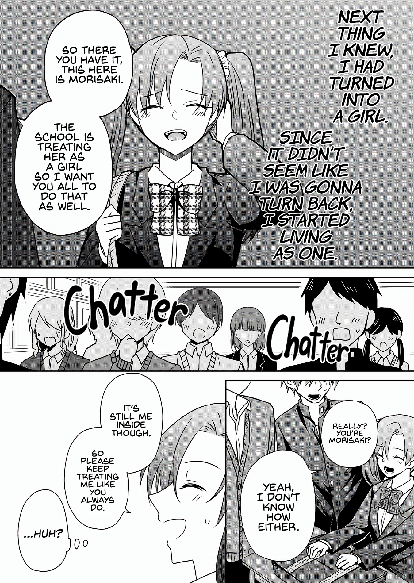I Got Genderswapped (♂→♀), so I Tried to Seduce My Classmate Chapter 2 (part 1) 第1页